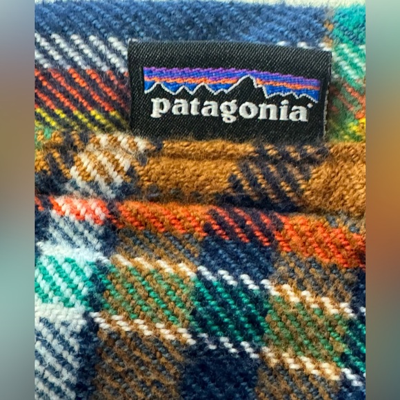 Patagonia Fjord Long Sleeve Shirt Men Flannel Size Med Multicolor Plaid EUC - Picture 4 of 9